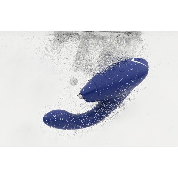 Womanizer - vibrador duplo ponto G e clitóris - silicone azul