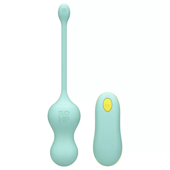 ROMP Cello - bola vaginal vibratória com controle remoto - verde