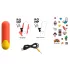 ROMP Riot - mini vibrador bullet - à prova d'água - laranja