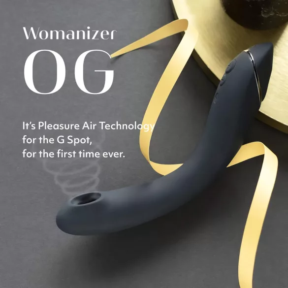 Womanizer OG - vibrador 2 em 1 sucção e vibração recarregável - preto