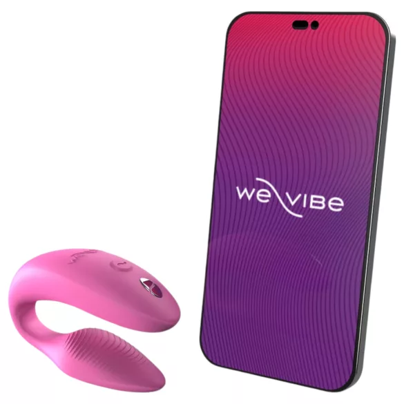 We-Vibe Sync - vibrador casal controle remoto recarregável silicone rosa