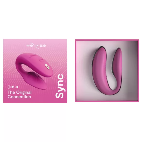 We-Vibe Sync - Vibrador para casais com controlo por app e comando (rosa)