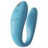 We-Vibe Sync Go - vibrador casal recarregável inteligente - silicone turquesa