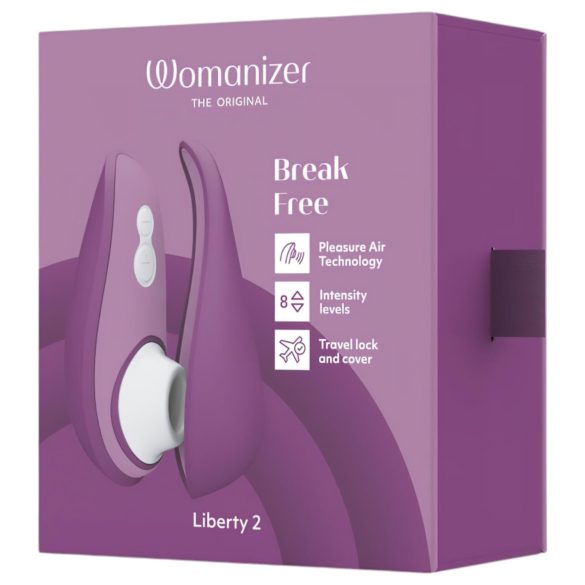 Womanizer Liberty 2 - estimulador de clitóris sucção - roxo