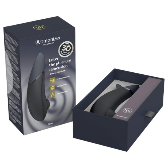 Womanizer Next - vibrador clitóris sugador recarregável - preto