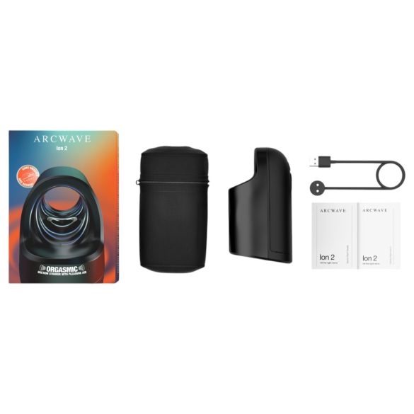 Arcwave Ion2 - masturbador masculino com sucção a ar - preto