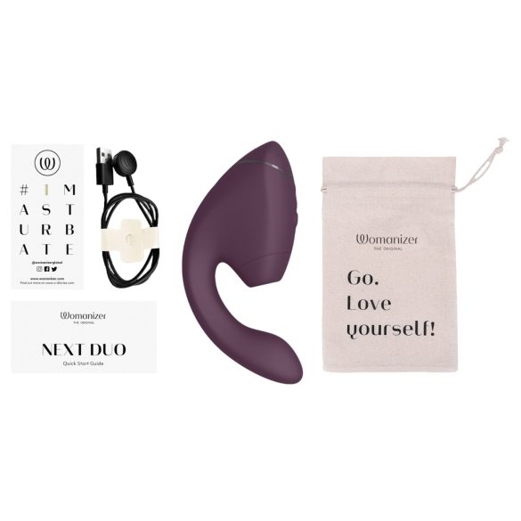 Womanizer Next Duo - vibrador dupla função ponto G e clitóris - lilás
