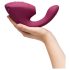 Womanizer Next Duo - vibrador duplo ponto G e clitóris - rosa