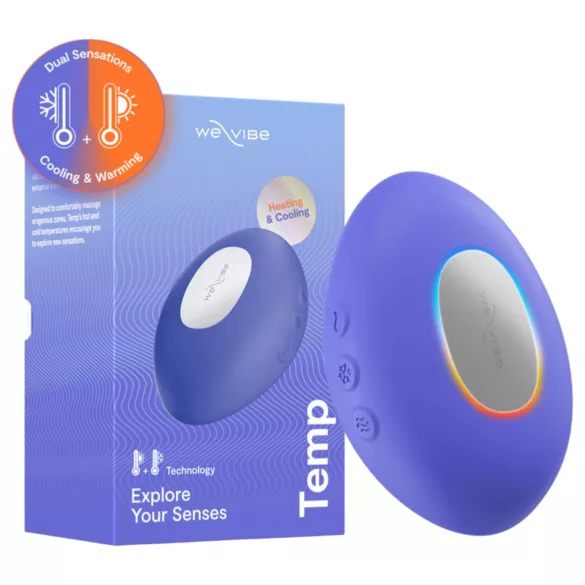 We-Vibe Temp - vibrador estimulador de clitóris com função de frio e calor (azul)