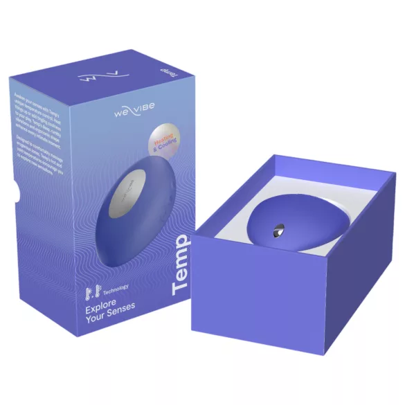 We-Vibe Temp - vibrador estimulador de clitóris com função de frio e calor (azul)