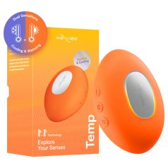   We-Vibe Temp - vibrador estimulador de clitóris refrescante e aquecedor (laranja)