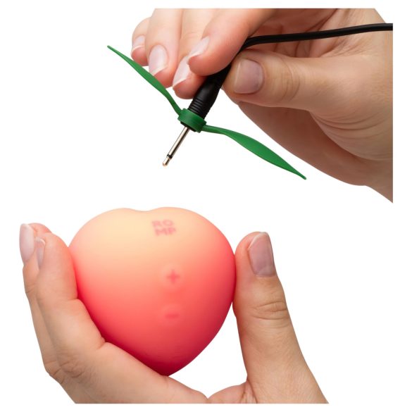 Romp Pink Peach - vibrador clitóris sucção - silicone rosa