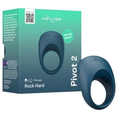   We-Vibe Pivot 2 - anel peniano vibratório inteligente - silicone azul