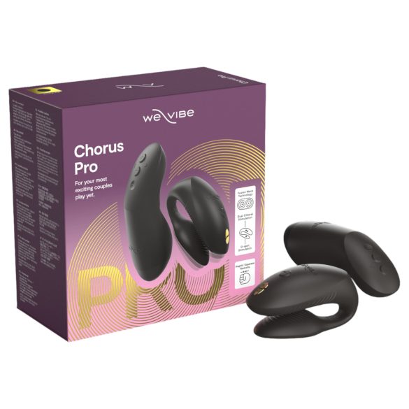 We-Vibe Chorus Pro - vibrador casal com controle remoto - preto