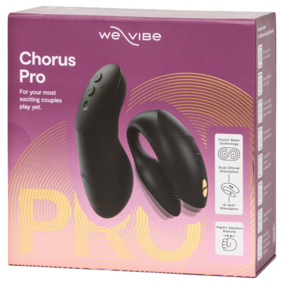 We-Vibe Chorus Pro - vibrador casal com controle remoto - preto