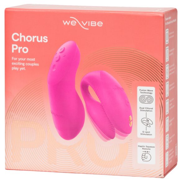 We-Vibe Chorus Pro - vibrador casal com controle remoto - rosa