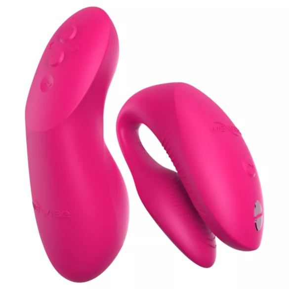 We-Vibe Chorus Pro - vibrador para casais com controlo por app e telecomando (rosa)