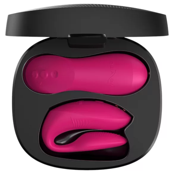 We-Vibe Chorus Pro - vibrador para casais com controlo por app e telecomando (rosa)