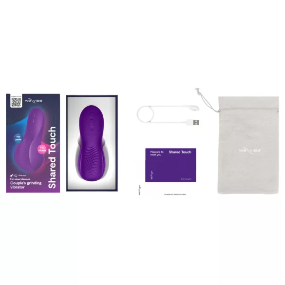 We-Vibe Shared Touch - vibrador de casal inteligente (roxo)