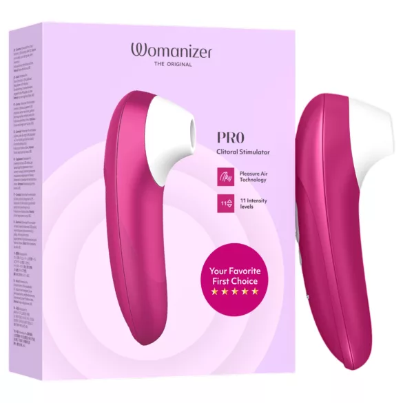 Womanizer Pro - estimulador de clitóris por ondas de ar (rosa)
