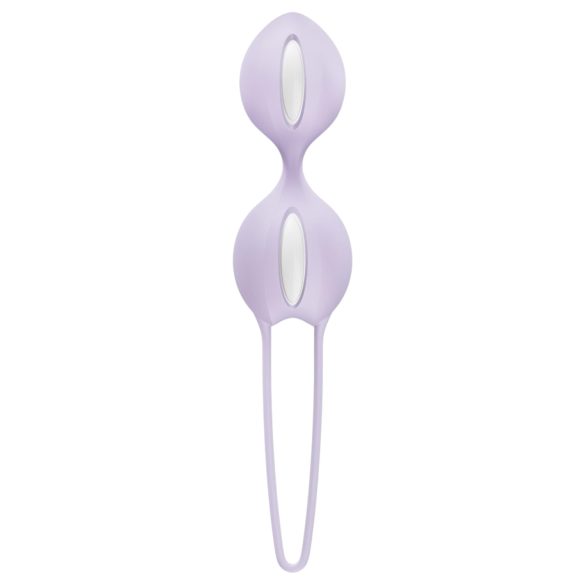 Fun Factory - bolas de Kegel duplas - silicone - roxo