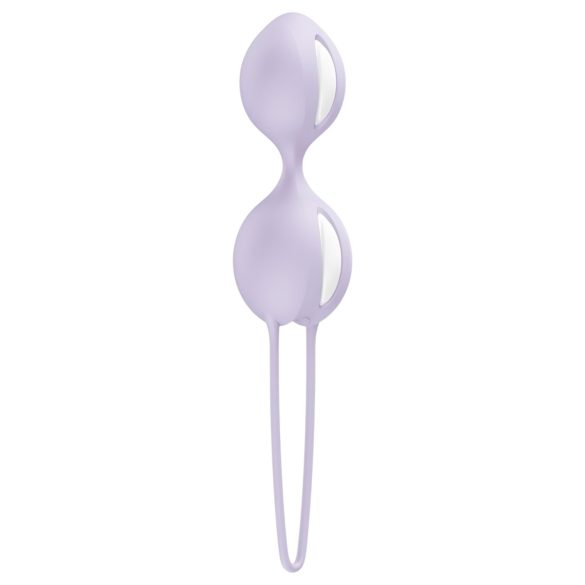 Fun Factory - bolas de Kegel duplas - silicone - roxo