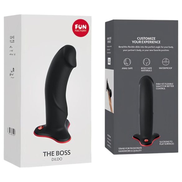 Fun Factory The Boss Stub - dildo com ventosa (preto)