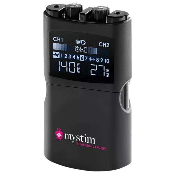 mystim Tension Lover 2 - estimulador eletroestímulo digital - preto