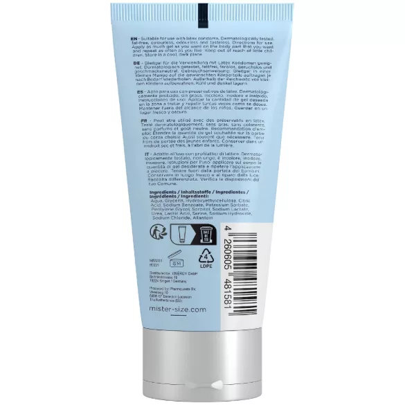 Mister Size Bio - lubrificante biológico à base de água (100 ml)