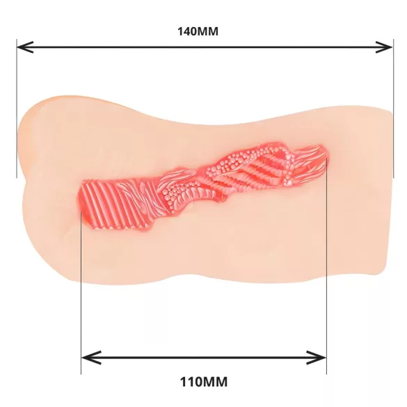 TAMASHII Estudante do Ensino Médio - masturbador em forma de vagina hentai (cor natural)