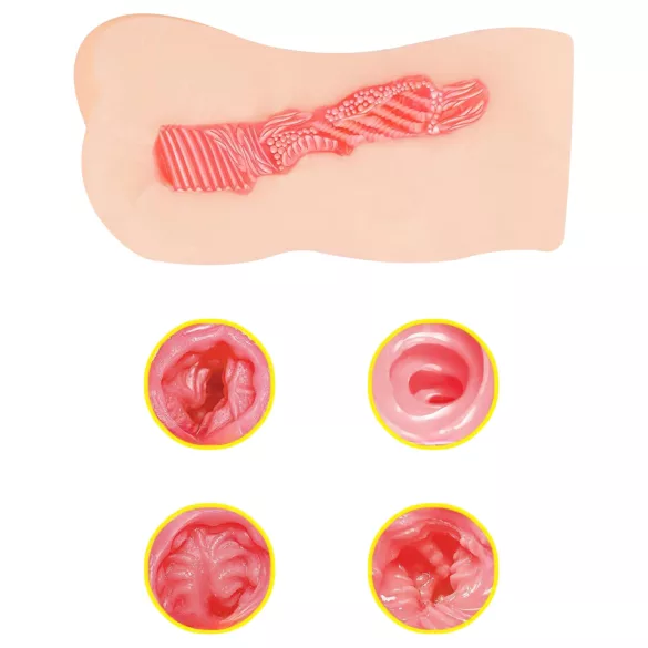 TAMASHII Estudante do Ensino Médio - masturbador em forma de vagina hentai (cor natural)