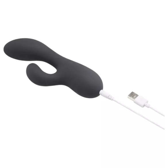le Wand - vibrador rabbit duplo motor para clitóris - silicone preto