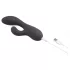le Wand - vibrador rabbit duplo motor para clitóris - silicone preto