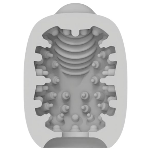 VIBEGGS Naughty Nubs - vibrador ovo masturbador - branco