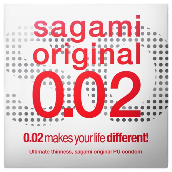 Sagami Original 0,02 - preservativo 55mm - unidade