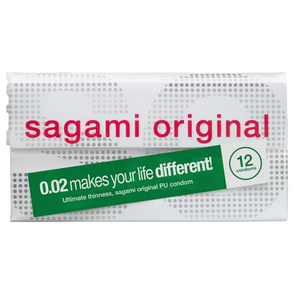 Sagami Original 0,02 - preservativo ultrafino - 55mm - caixa com 12