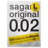 Sagami Original 0.02 L - preservativo ultrafino - 58mm - caixa com 3