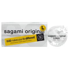   Sagami Original - Preservativo ultra fino - 58mm - caixa com 12 unidades