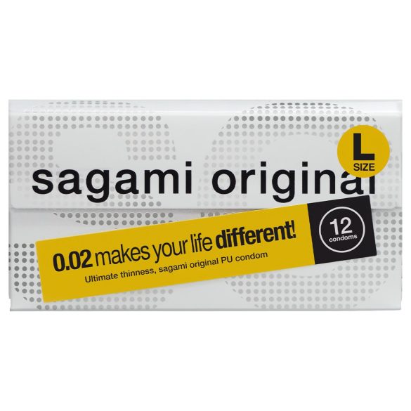 Sagami Original - Preservativo ultra fino - 58mm - caixa com 12 unidades