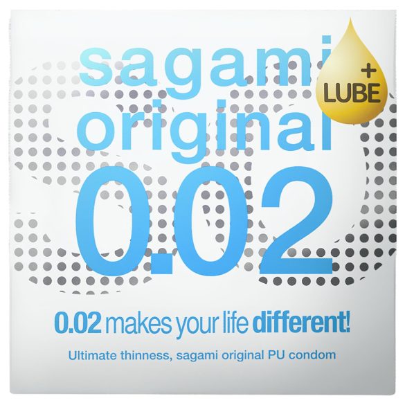 Sagami Original 0,02 - preservativo extra lubrificado - 55mm - 1 unidade