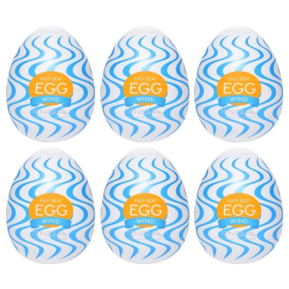TENGA Egg Wind - masturbador masculino em formato de ovo - kit 6 unidades
