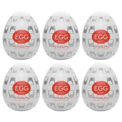   TENGA Egg Boxy - masturbador masculino em formato de ovo - kit com 6 unidades