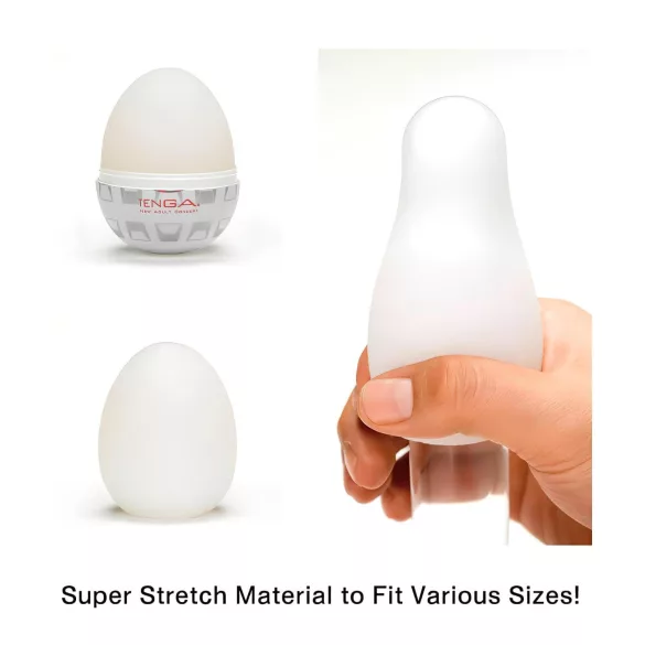 TENGA Egg Boxy - masturbador masculino em formato de ovo - kit com 6 unidades