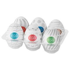   TENGA Egg - masturbador masculino em formato de ovo - kit com 6 unidades