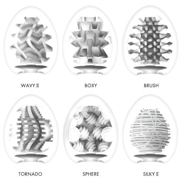 TENGA Egg - masturbador masculino em formato de ovo - kit com 6 unidades