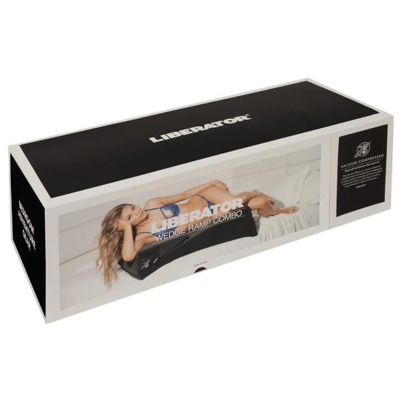 Liberator - almofada sexual dupla - espuma - preto