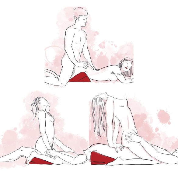 Liberator Wedge - almofada sexual em cunha - preta