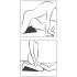 Liberator Wedge - almofada sexual em forma de cunha (preta)