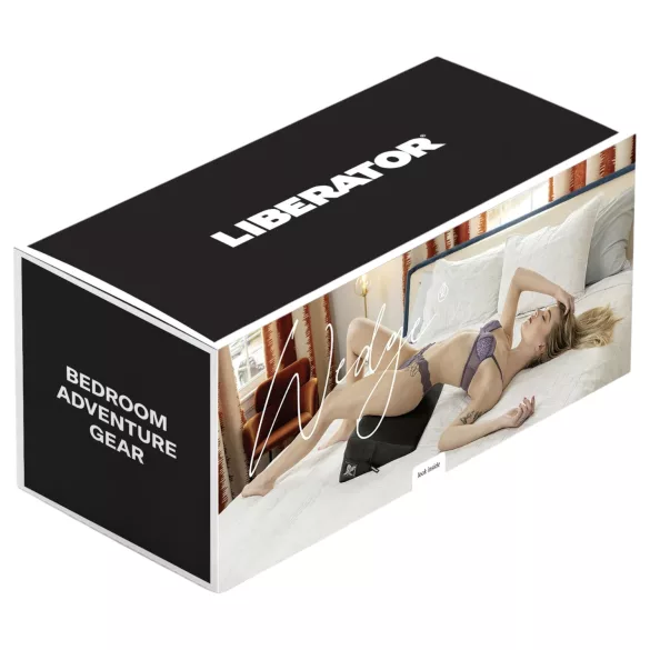 Liberator Wedge - almofada sexual em forma de cunha (preta)