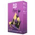 ROMP Amp - plug anal texturizado com esferas - silicone roxo